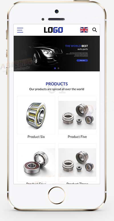 （响应式）中英双语外贸企业网站模板-壹元库