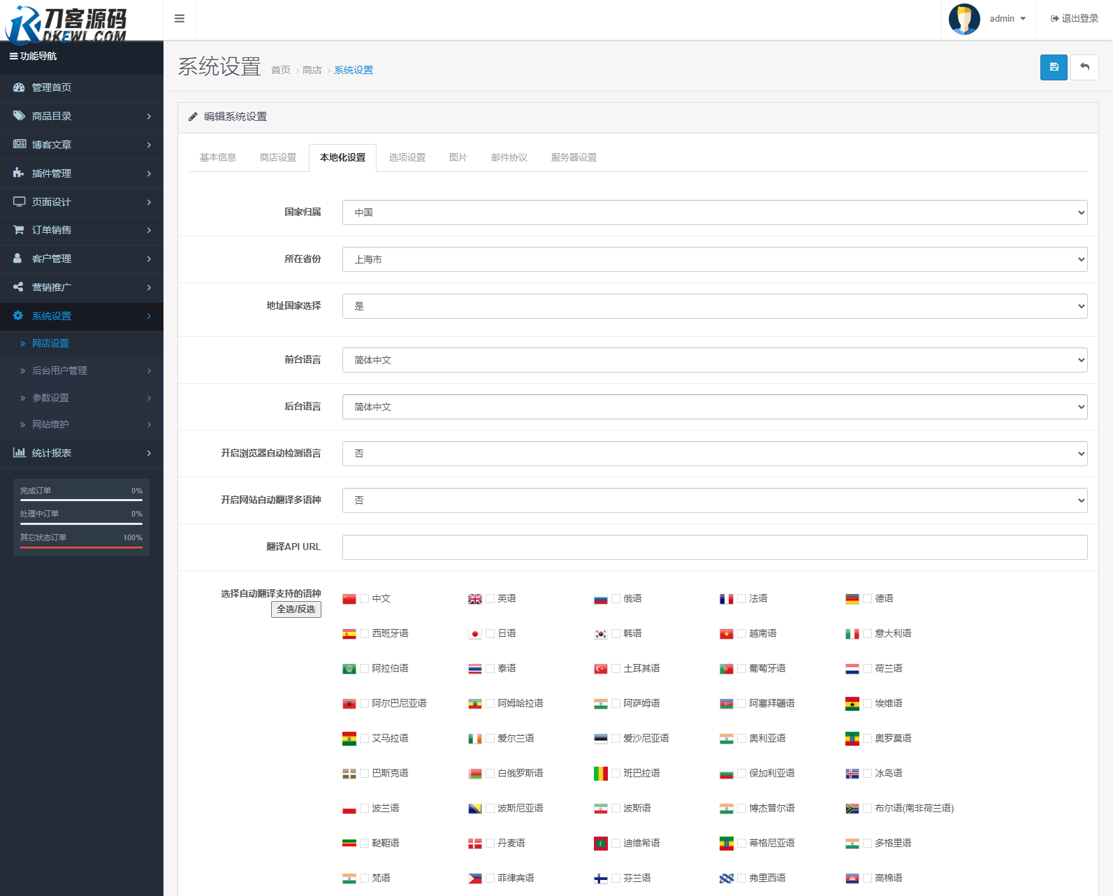 最新多语言跨境商城系统源码 跨境电商系统 全开源-壹元库